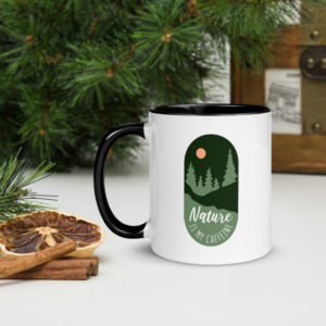Nature is My Caffeine Mug with Color Inside