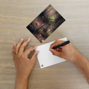 Meet Me In the Woods Standard Postcard
